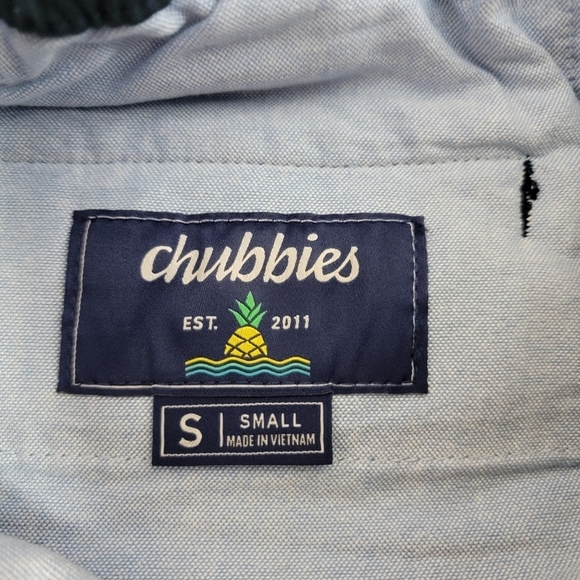 Chubbies The Armadas 5.5 "Navy Originals Stretch Shorts Sz S NEW - Picture 9 of 13
